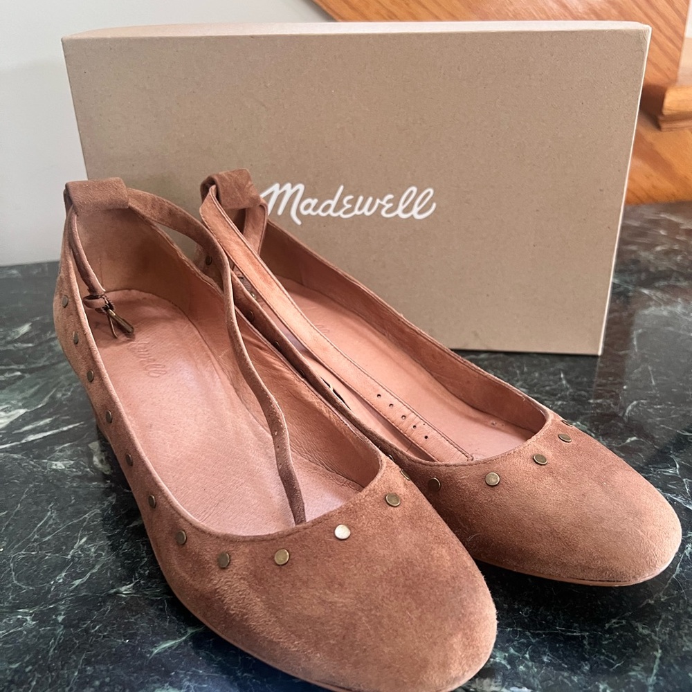 Madewell Women's Brown Suede Flats